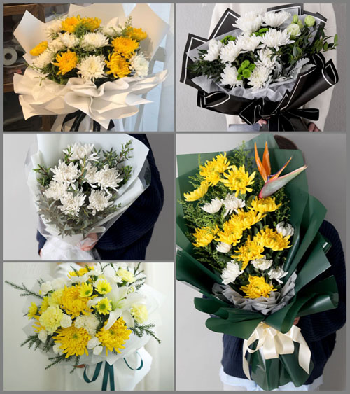 浙江省温州瑞安市马屿镇高岙村白事花束代送